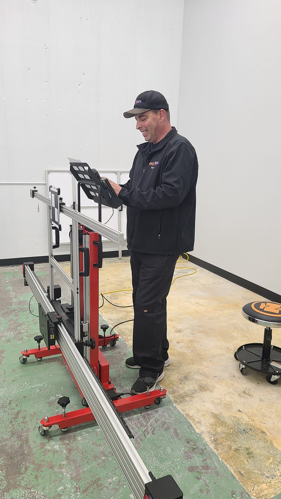 Man Using A Machine — Fort Worth, TX — Auto Glass Xperts