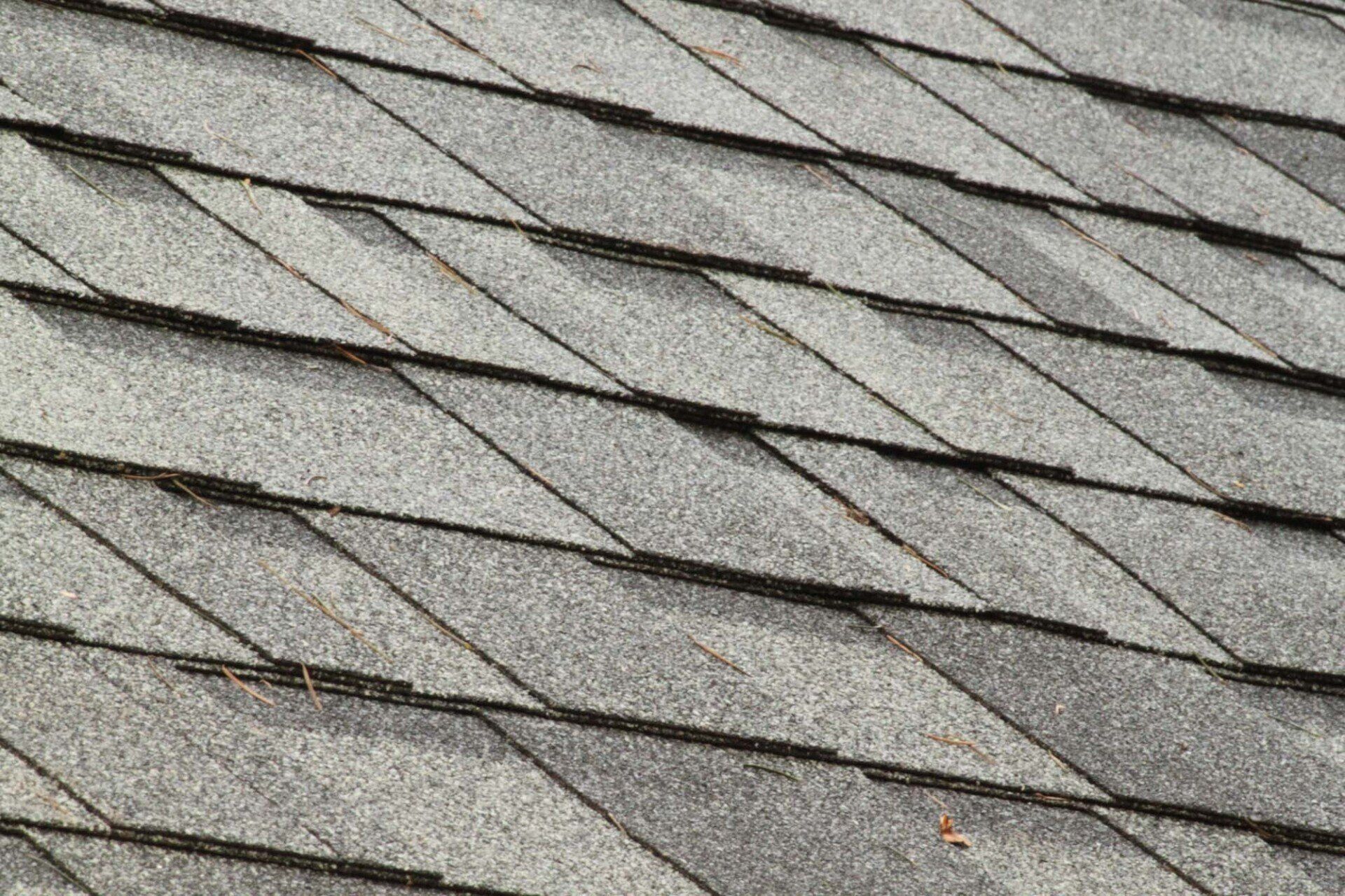 asphalt shingles on a roof 