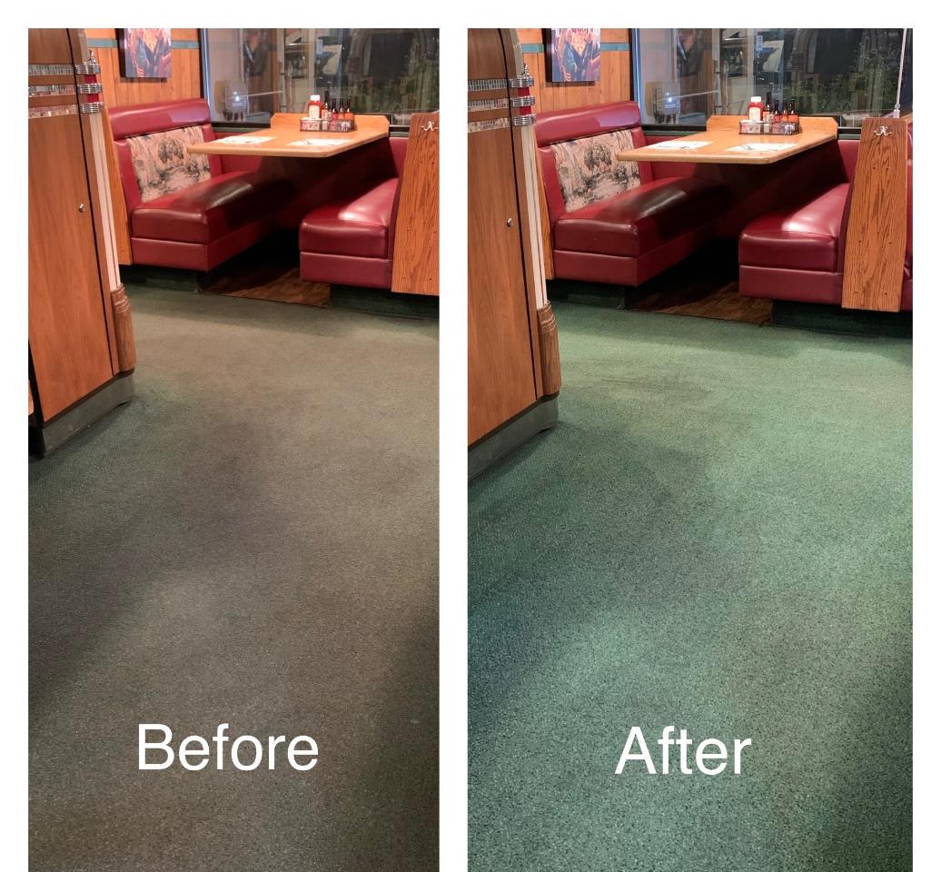 carpet cleaning before and after images