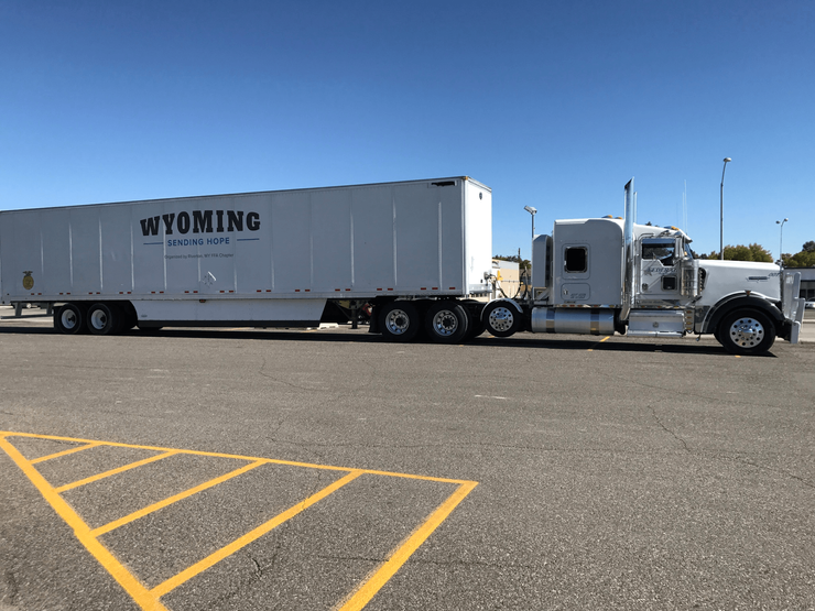 Aluminum — White Trailer Truck in Riverton, WY