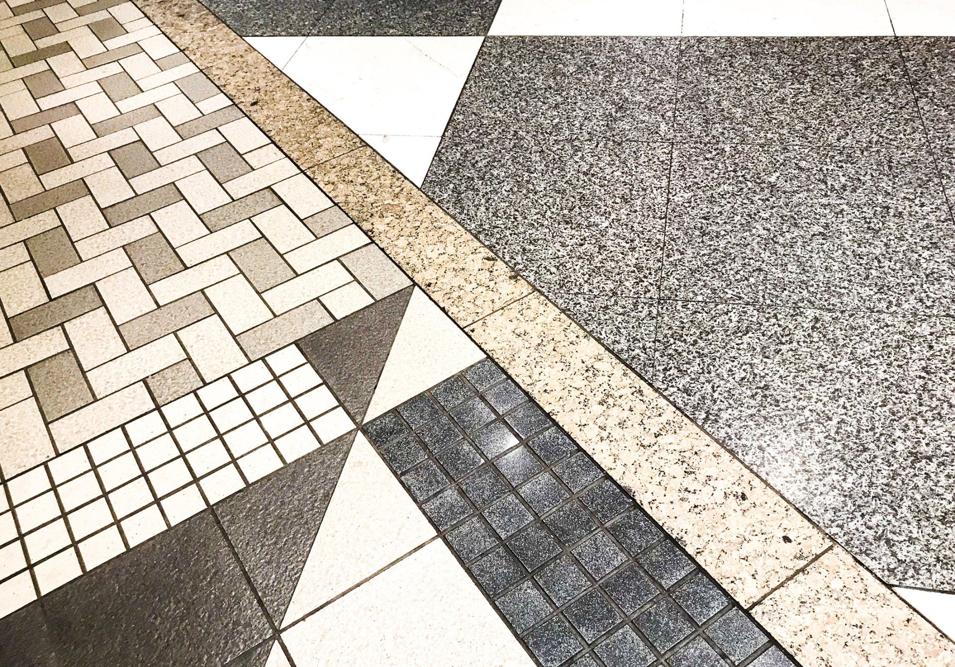 Geometric Shapes Tiled Floor - Hanover, MN - Hanover Flooring