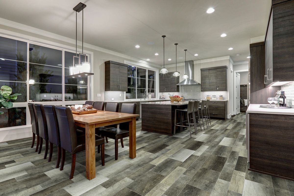 Luxury Modern Dining Area - Hanover, MN - Hanover Flooring