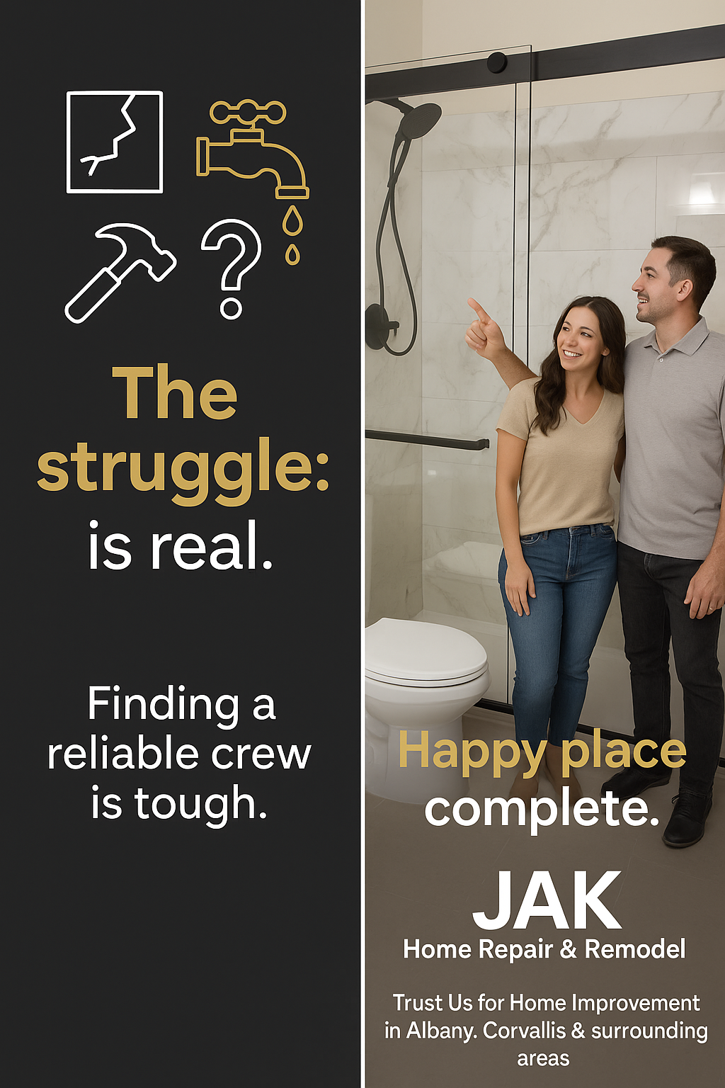 A bathroom with a walk in shower and a toilet.