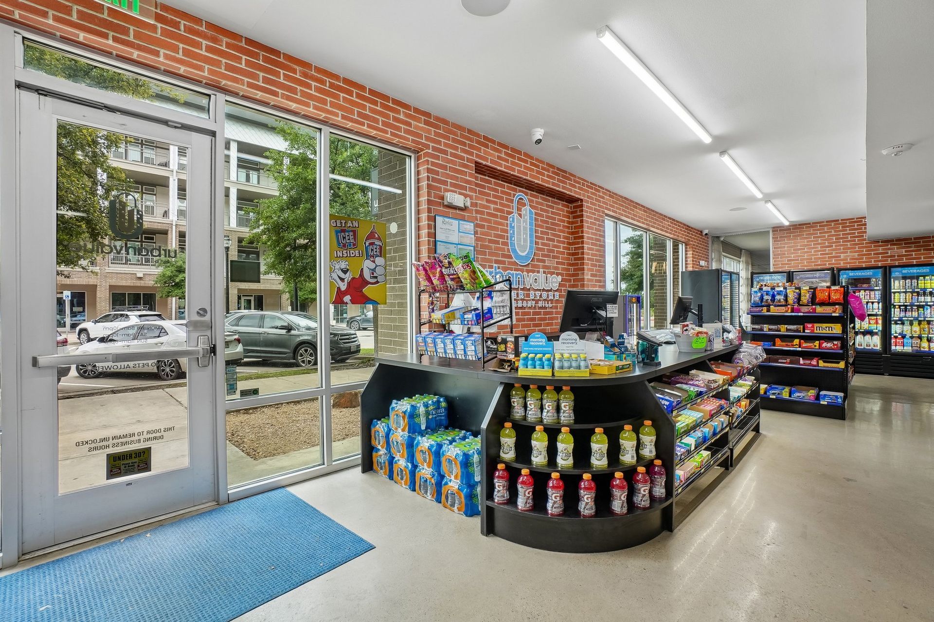 retail convenient store connected to apartments