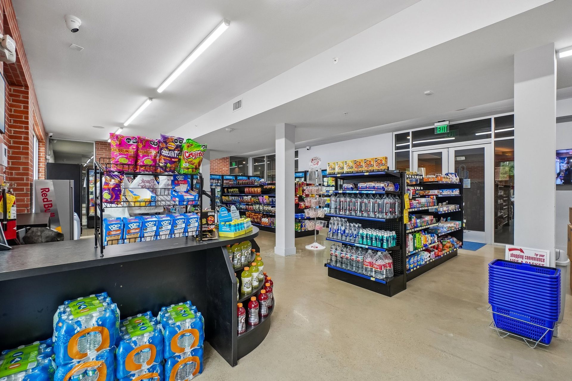 retail convenient store connected to apartments