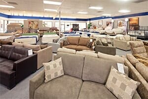 Furniture Rental | Display Sofas in the Furniture Store | Wichita, KS