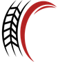 red and black tire