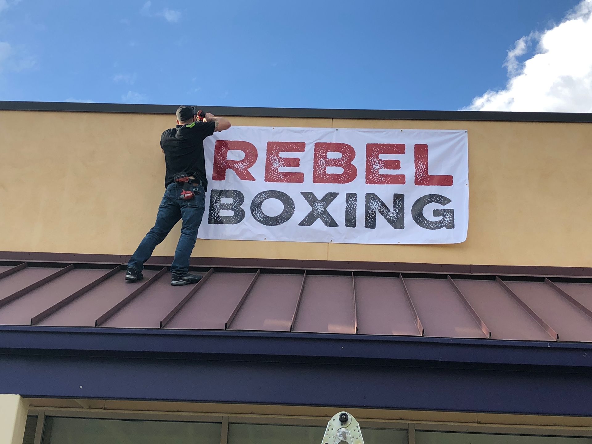 Boxing Gym project signage