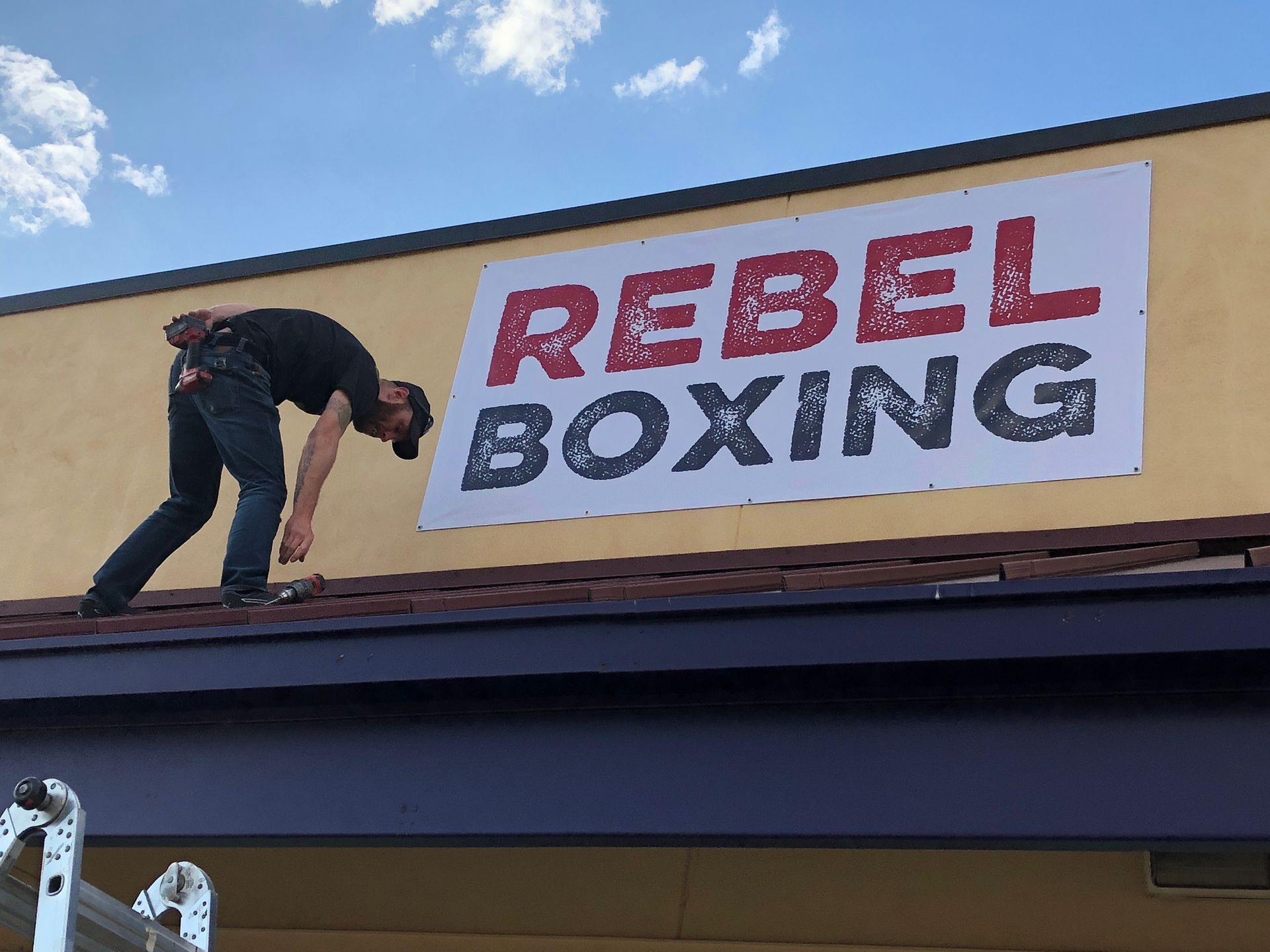 Boxing Gym project signage