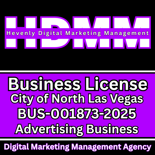 Business License Advertising Business for Hevenly Digital Marketing Management