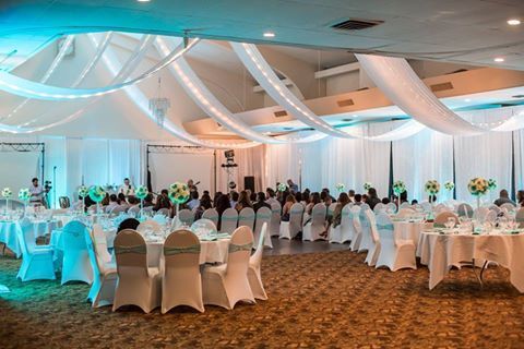 chairs and table with cover