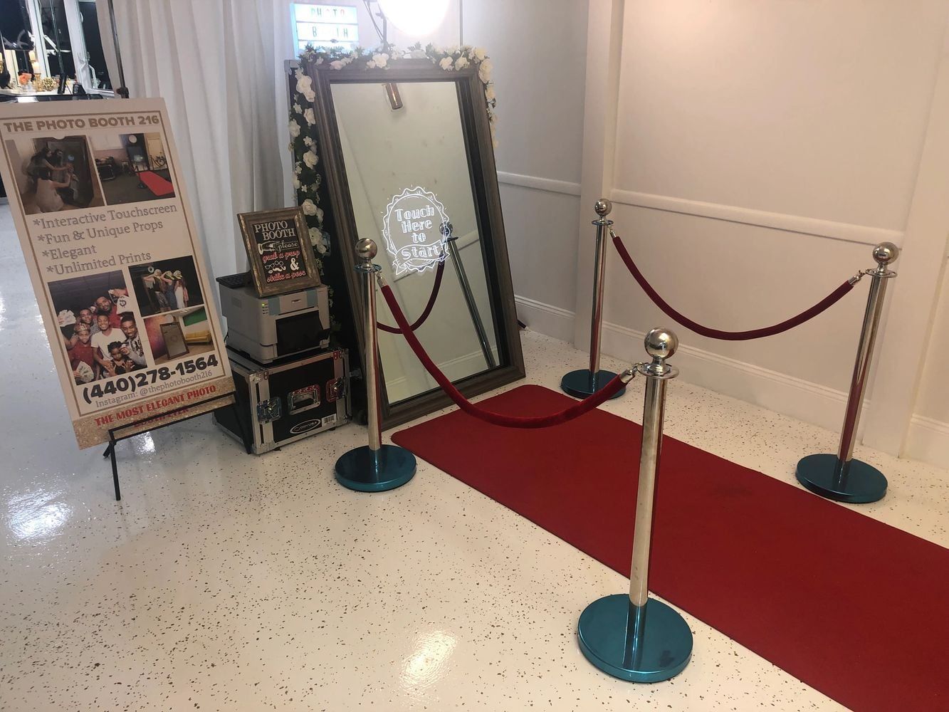 red carpet photo booth