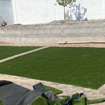 Synthetic turf installation Tempe AZ residential home
