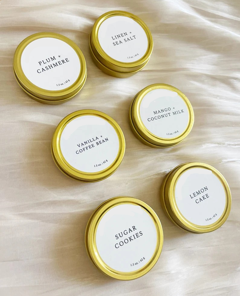 Mini Gold Candles | 2oz