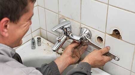 Plumber at Work — Plumbing and Piping Fixed and Installed in Fort Walton Beach,FL