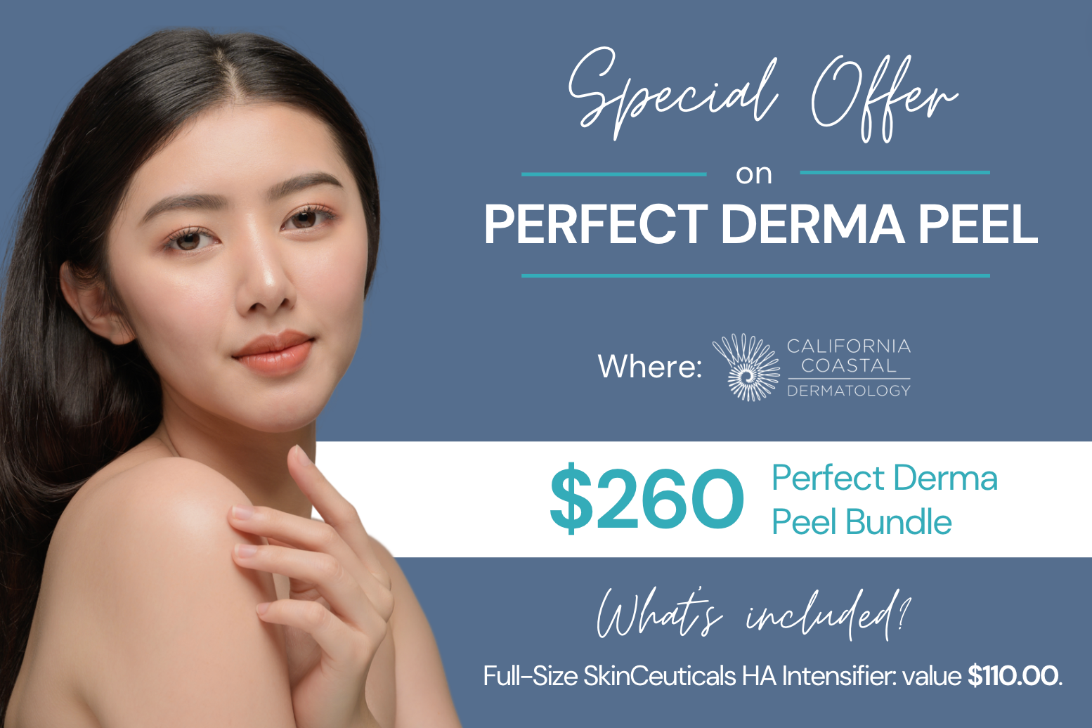 $260 derma peel bundle - includes full sized skinceuticals HA intensifier 