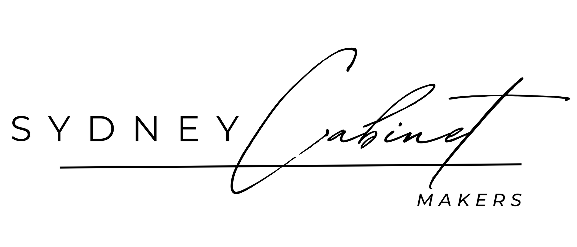 Sydney Cabinet Makers logo in black and white