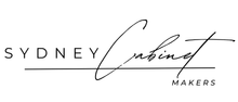 Sydney Cabinet Makers logo in black and white