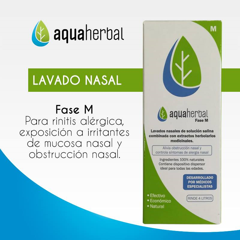 Lavado Nasal Aquaherbal Fase M