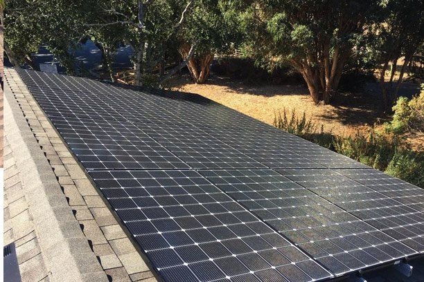 Solar Panel at Backyard — Marina, CA — Ross Roofing & Solar
