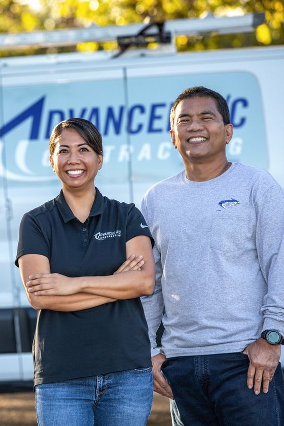 Kammie and Ruben of Advanced AC Contracting