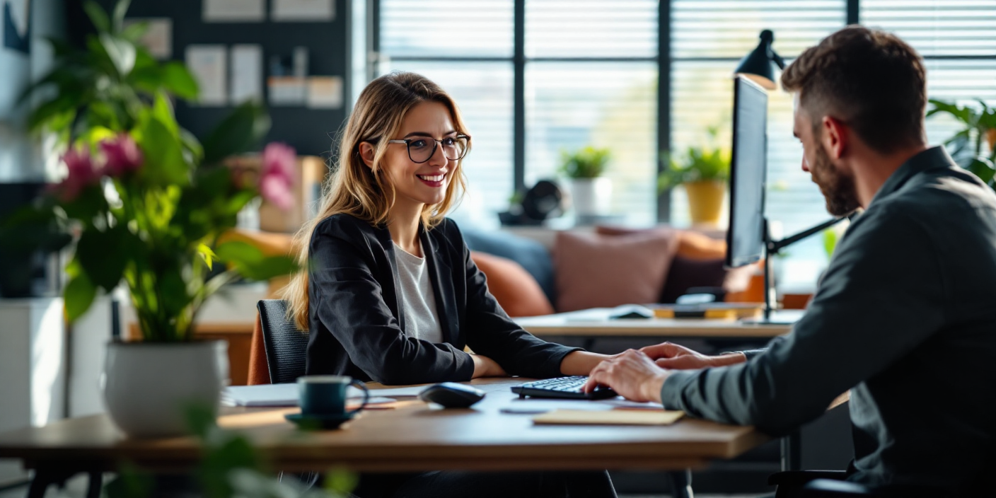 Person in blue shirt holding a gold credit card and tablet near a laptop and calculator.