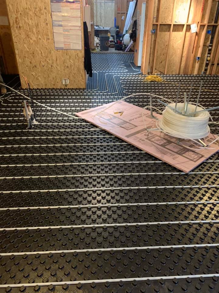 Floor Heating Pipe Layout — San Francisco, CA — Bayworks Plumbing