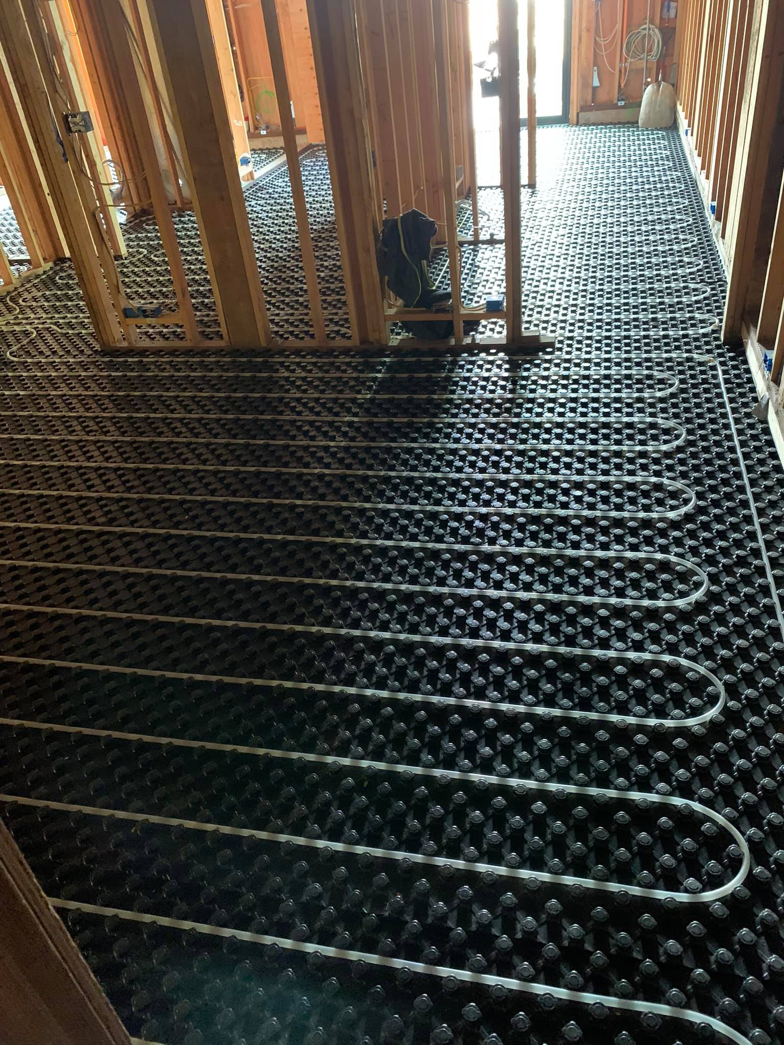 Heating Pipes on Floor — San Francisco, CA — Bayworks Plumbing