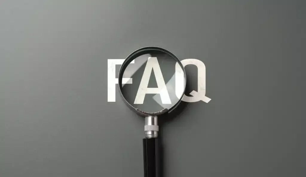 Magnifying glass over the letters 