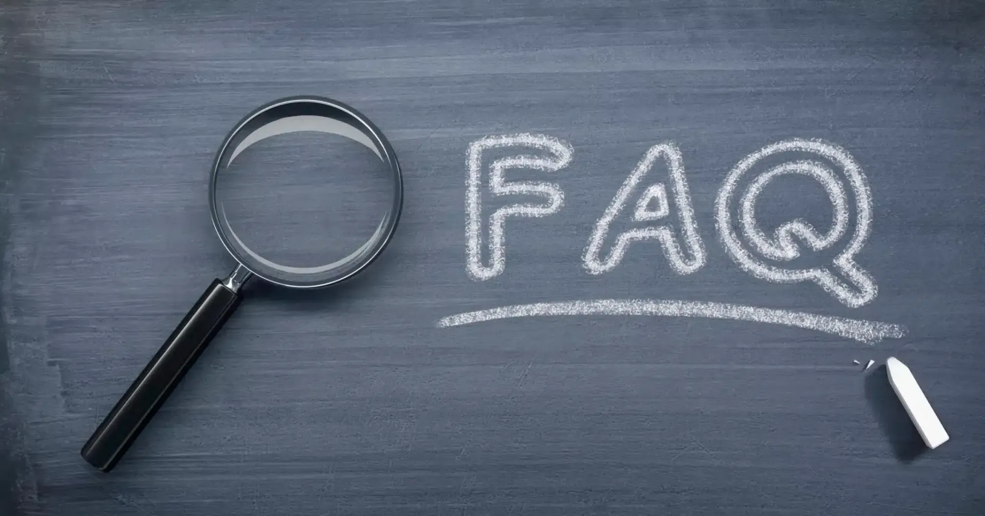 Magnifying glass over the letters 