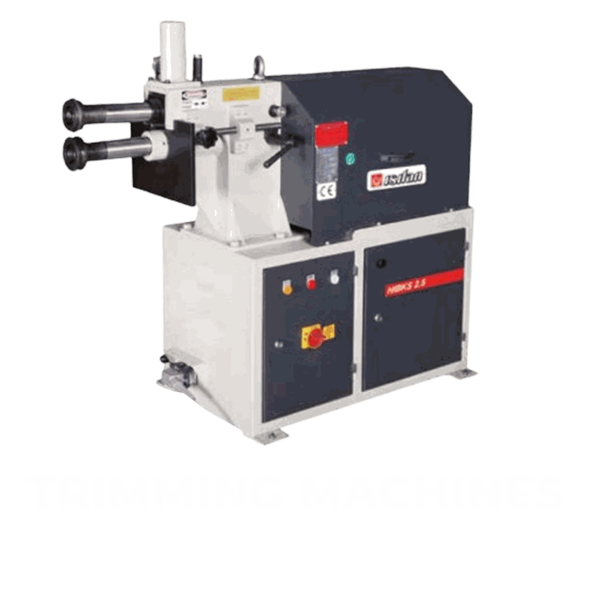 A machine that looks like a cartoon character is on a white background.