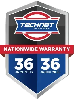 Technet Professional nationwide warranty badge, 36 months or 36,000 miles | All 4 Tires