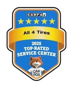 Carfax Top-Rated Service Center | All 4 Tires