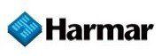 Harmar logo: blue diamond-shaped graphic beside the word 