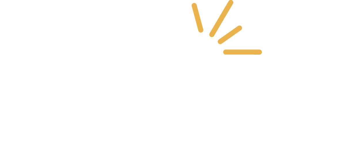 A White fist holding a fork with yellow rays coming off it. The word SUCCESSTAURANT appears beneath it. 