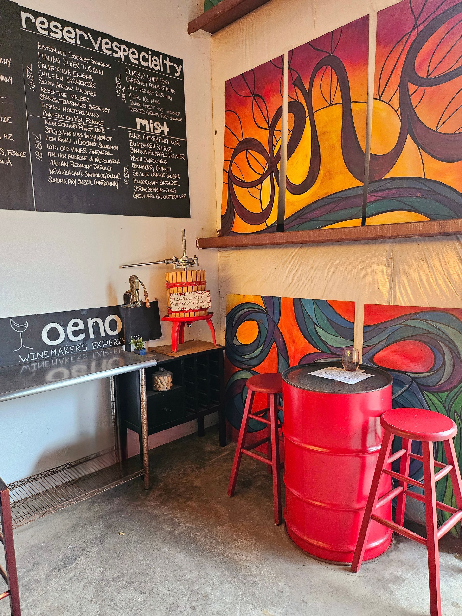 A Room With A Table And Chair | Kailua, HI | Oeno Winemaking