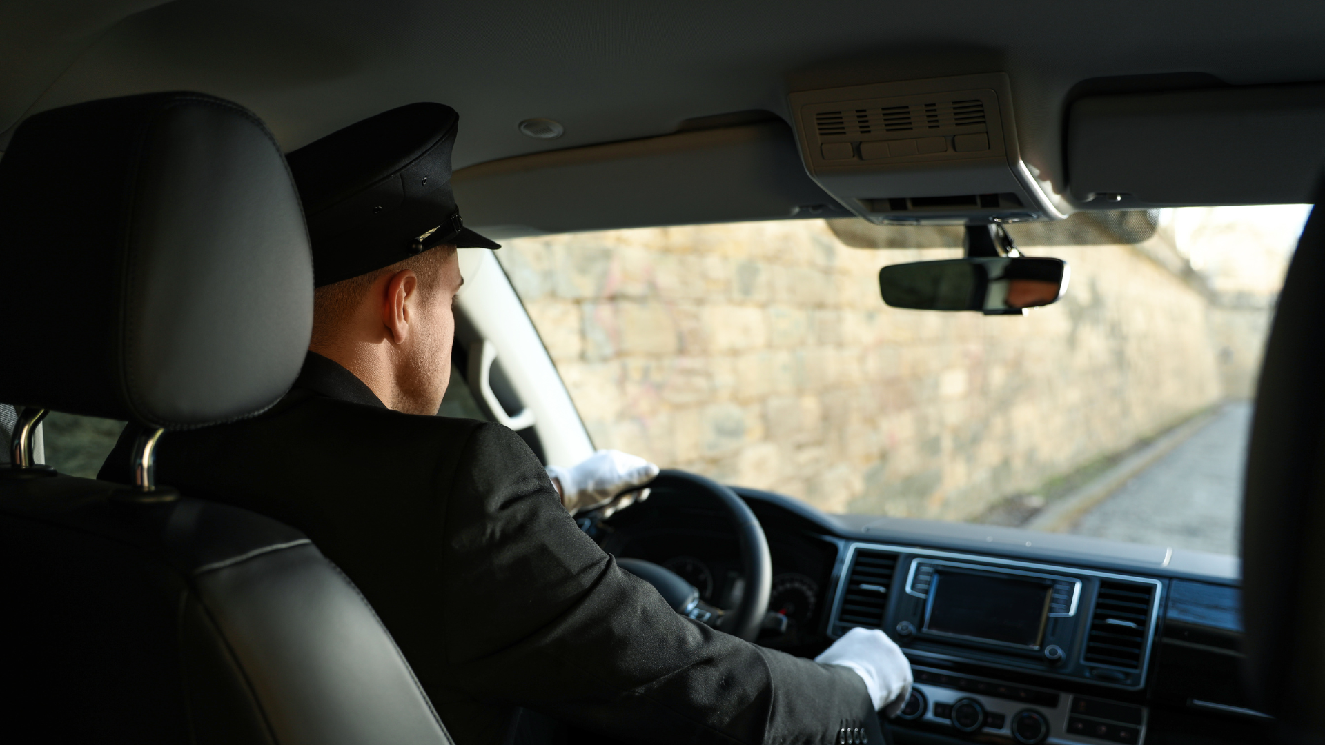 Chauffeur Driving a Car