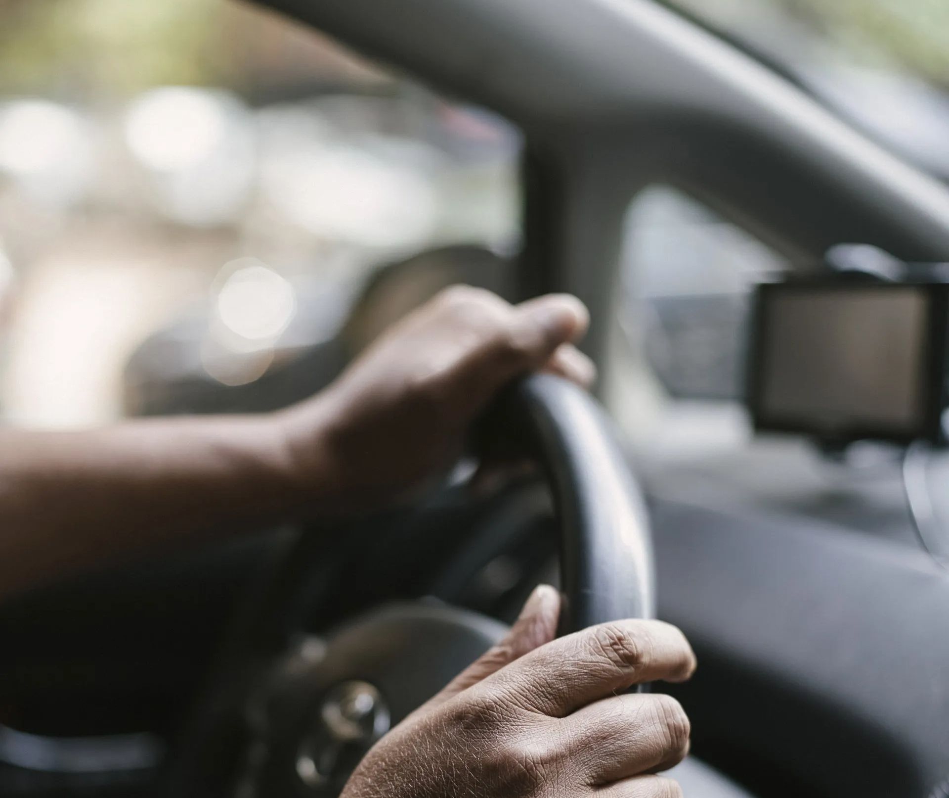 Person Driving a Car