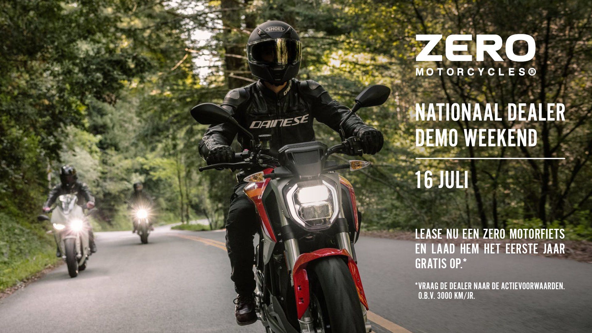Zero Motorcycles National Dealer Demo Weekend Benelux