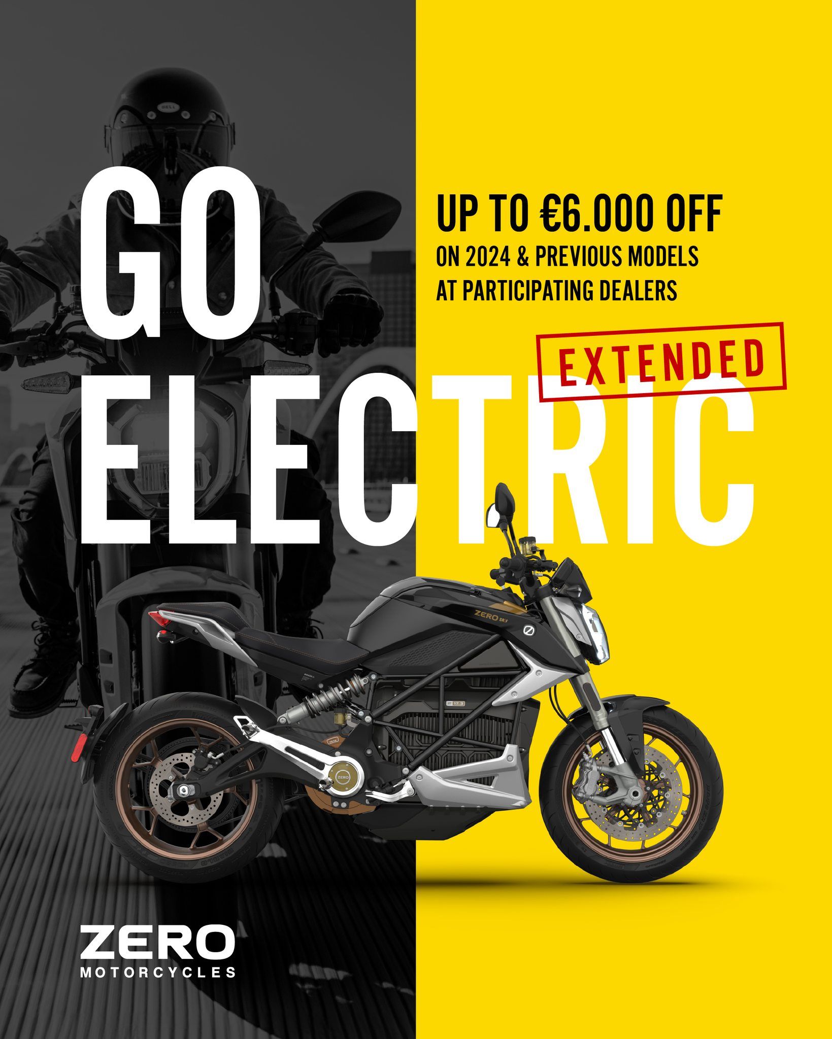 Zero Motorcycles Go Electric actie