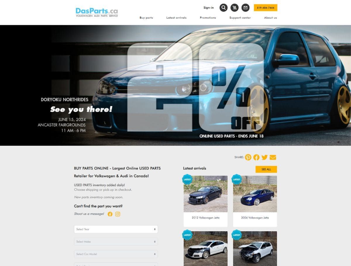 Dasparts built in Kentico