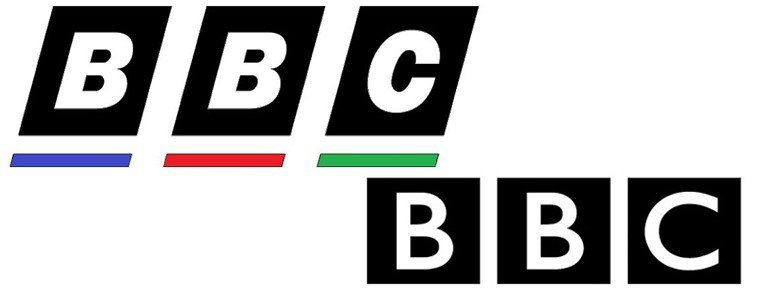 BBC logo before and after