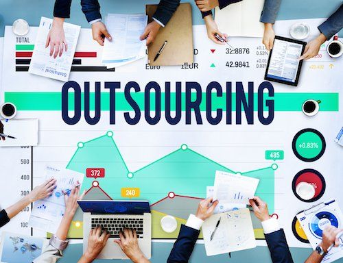 illustration of outsourcing