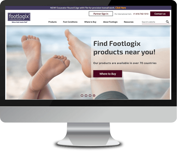 Footlogix Website