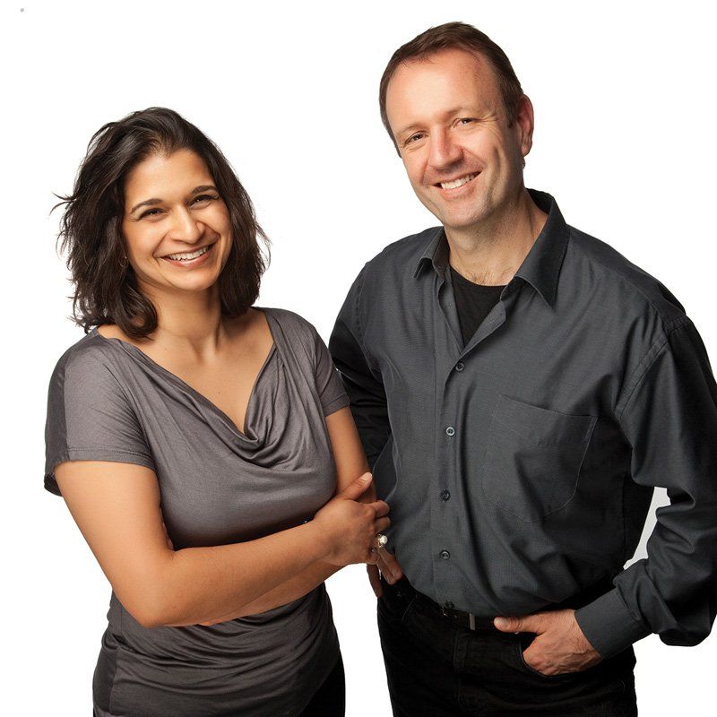 picture of Thomas Hess and Liza Rodrigues, principals of Mawazo Marketing in Burlington, Ontario