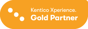 Kentico Gold Partner logo for Mawazo Marketing