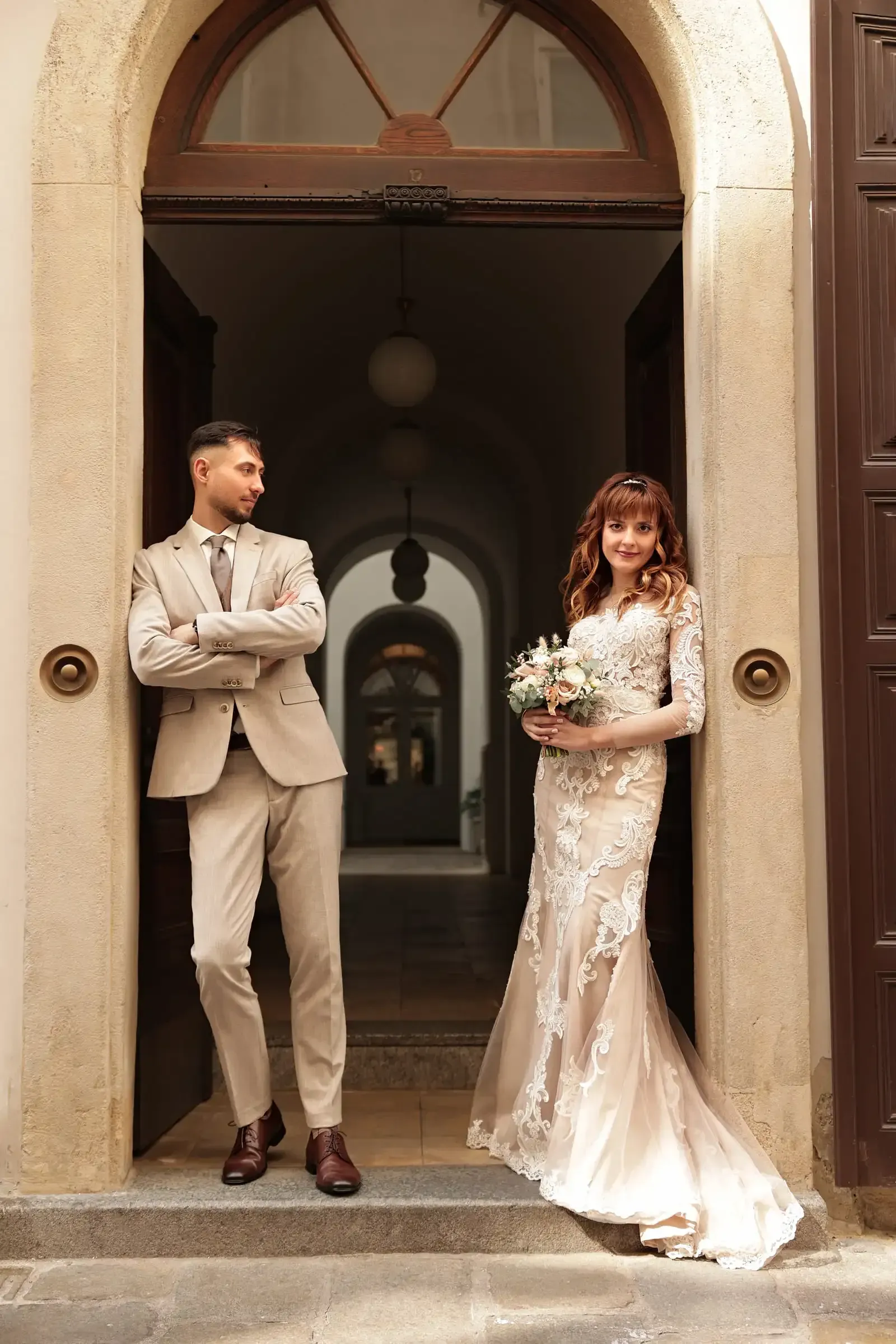 Brautpaaarshooting mit Hochzeitsfotograf Wie