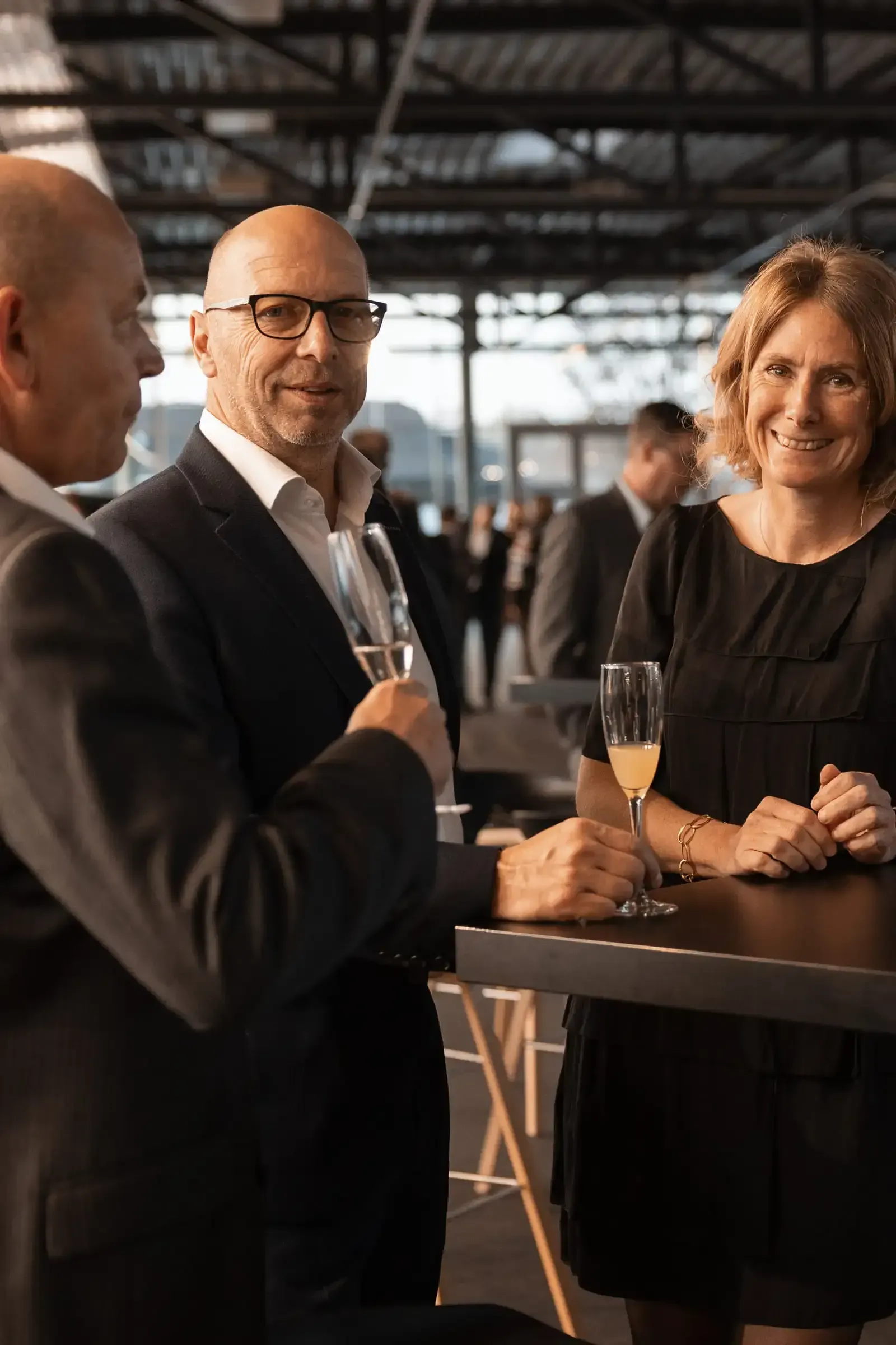 Eventfotograf Wien beim Sektempfang