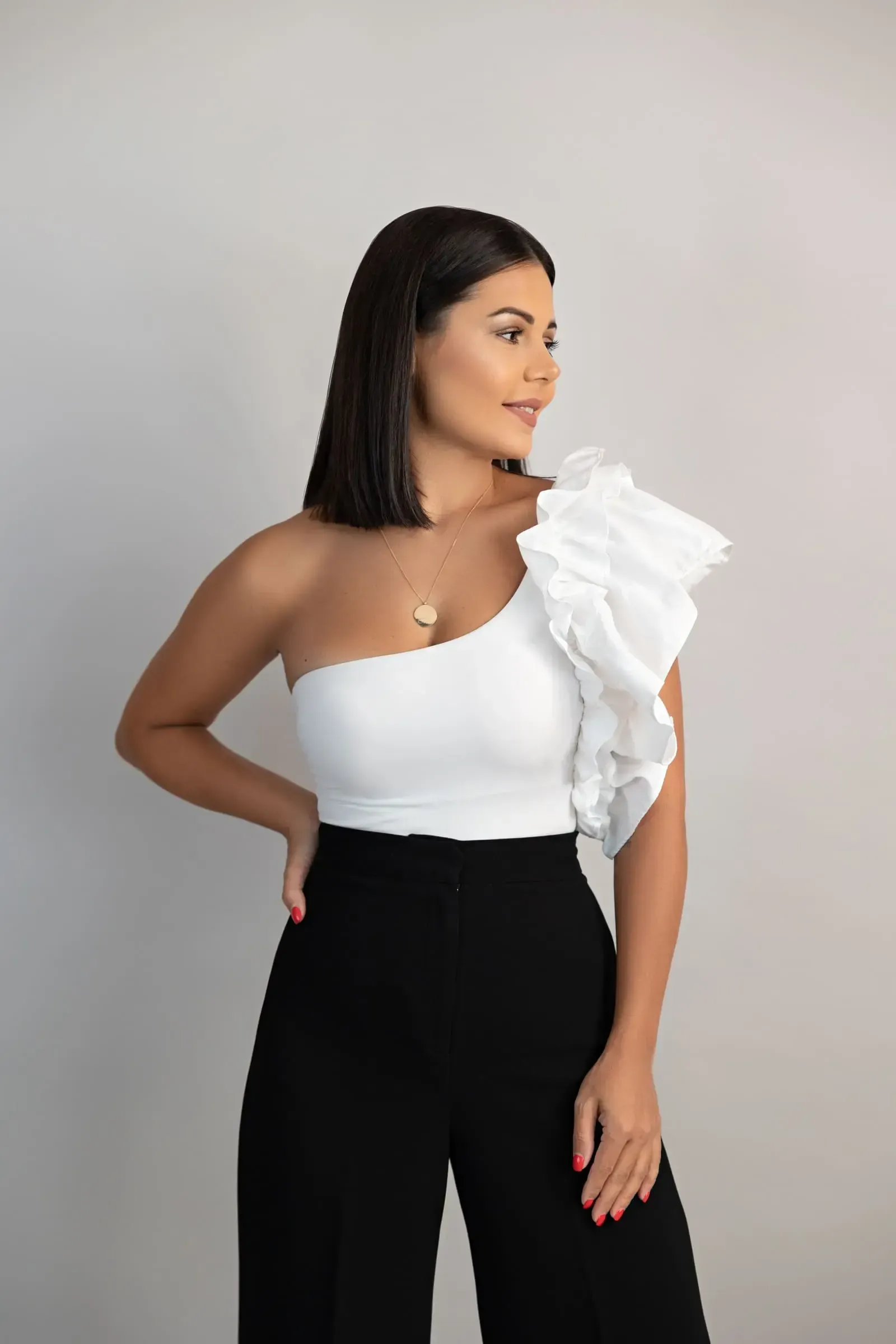 Seitliches Foto Sedcard-Shooting bei Kamera Lab in Wien