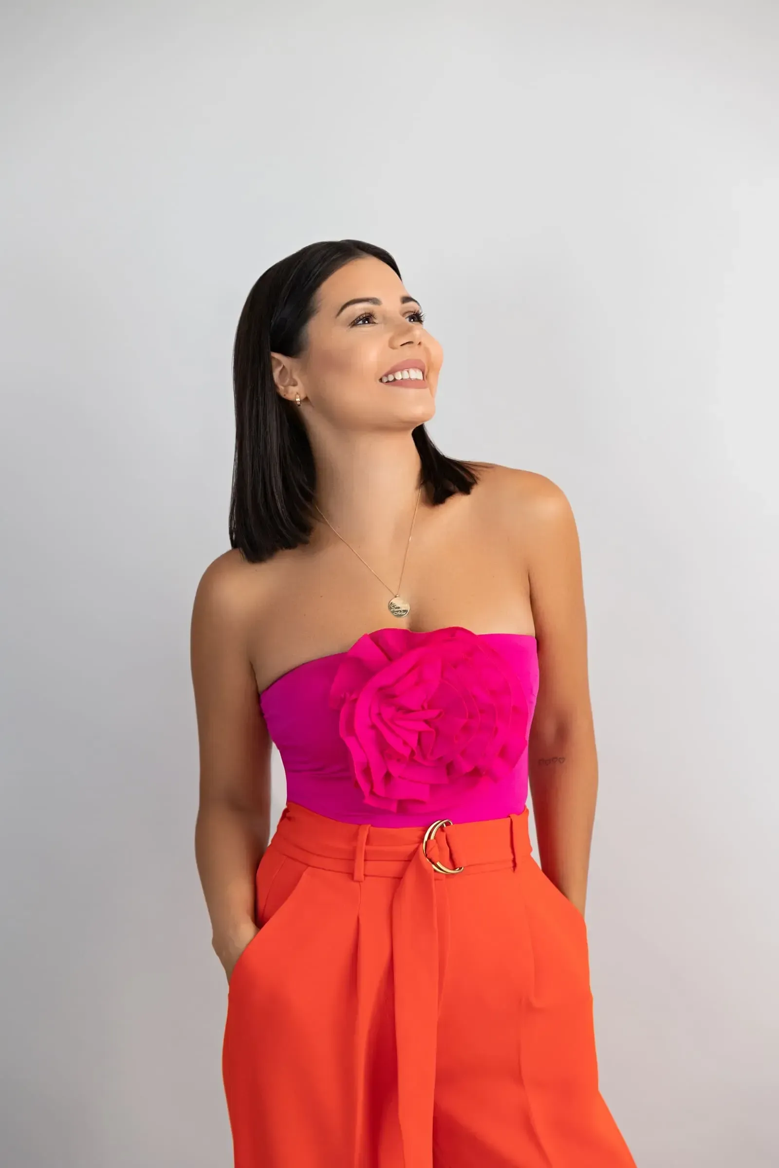 laechelndes Foto Sedcard-Fotoshooting in Wien